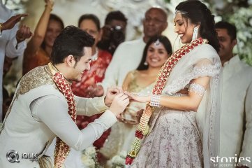 Akhil Akkineni and Shriya Bhupal Engagement Photos